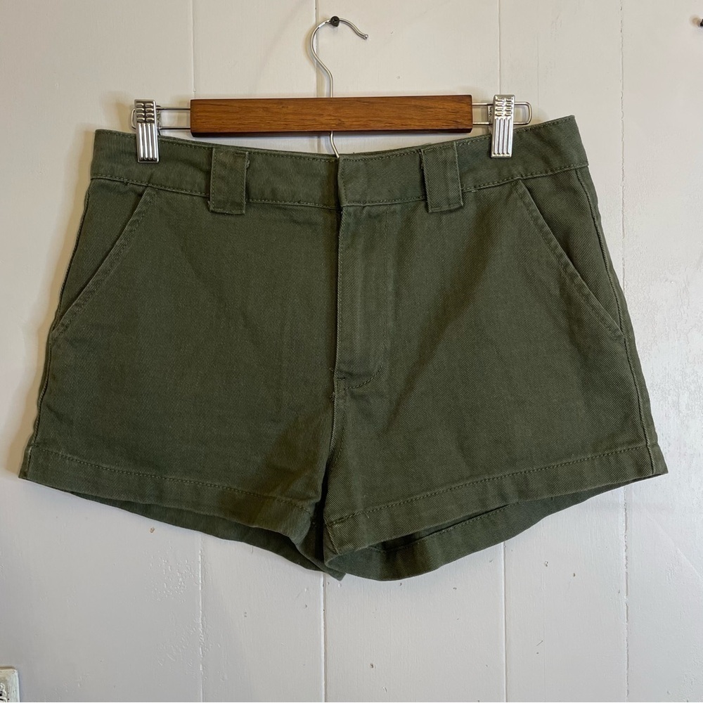 Forever 21 Olive Green Crochet Mini Boho Shorts 28
